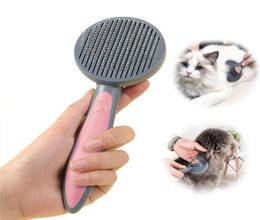 PAKEWAY Cat Dog Grooming Kitten Slicker Brush Pet Self Cleaning Shedding Brush Massage Combs for Cats and Dogs7446154