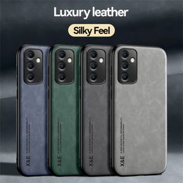 Sheepskin Leather Phone Case For Samsung Galaxy A55 A54 5G A35 A53 A52 A51 A71 A13 A12 A15 A73 A72 A50 A70 A21s A33 A34 Cover
