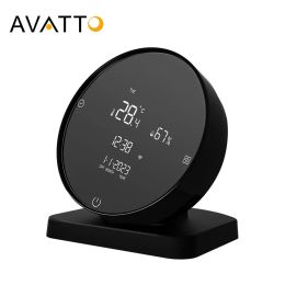 AVATTO Tuya Smart Temperature Humidity Sensor,WiFi IR Remote Control Detector Remote Monitor Works With Alexa,Google Home,Alice