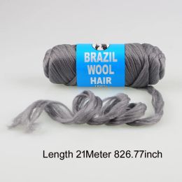 70g 1Pc Brazil Brazilian wool hair for braiding Desire for hair yarn African Wig Hair Yarn Braid Hair Dreadlock Desire for hair