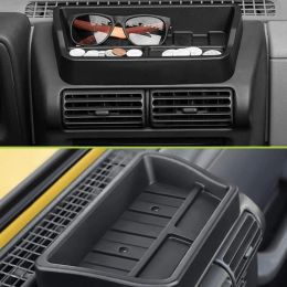 Stowing Tidying for Jeep Wrangler TJ 1997-2006 Center Console Storage Box Dashboard Organizer Tray Car Inner Accessories Black