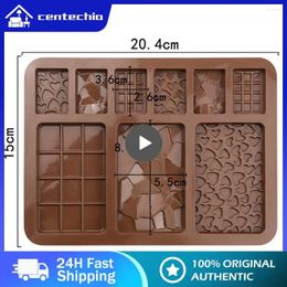 Baking Moulds Cavity Silicone Chocolate Mould Jelly Block Bar Epoxy Ice Tray Fondant Cake Decorating Candy Tool Kitchen Supply