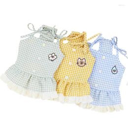Dog Apparel Small Dress Summer Pet Clothes For Skirt Puppy Yorkshire Terrier Pomeranian Maltese Poodle Bichon Frise Clothing Xs