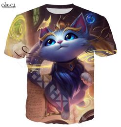 2020 Fashion Game League of Legends T Shirt Men Women 3D Print Yuumi Papercraft Nunu Short Sleeve Casual Streetwear Tops7096548