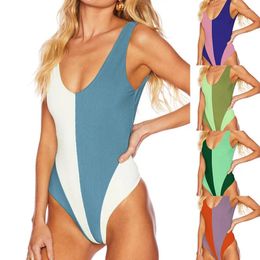 Women's Swimwear Women Splicing Bikini Set Swimming Piece Swimsuits Beach Suit