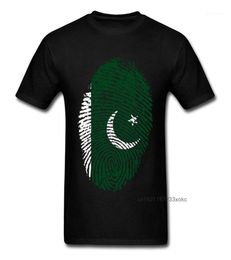 Men039s TShirts Pakistan Flag Fingerprint Tops Men Tee Loose Style T Shirt Summer Hip Hop Tshirt Unique Clothing Cotton Tshir6243409