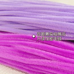 100 pcs Twist Bar Chenille Stems anvil Wire craft Pipe Toys DIY Strips Creative hobby Material Manualidades Children Plush Stick
