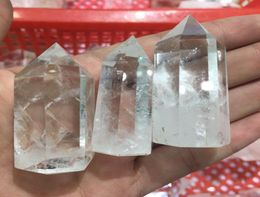 3pcs High quality 100 Natural Clear Quartz Crystal Point Gem Stone Wand Point reiki Healing2975706