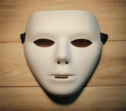 Blank Mask Jabbawockeez Hip Hop White Masque Venetian Carnival Mardi Gras Masks For Halloween Masquerade Balls Cosplay Costume Fes7485707