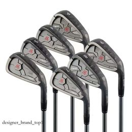 Black Golf Clubs Irons 7pcs Men Right Handed Iron Set R/S Flex Steel or Graphite Shafts fd2