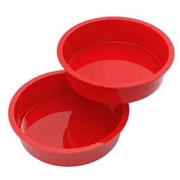 Baking Moulds 8 Inch (About 20.3 Cm) Round Cake Pan-Silicone Mould For Non-Stick And Quick Release Pan