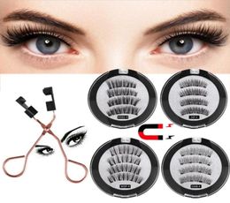 8D Quantum Magnetic Mink Lashes Set False Eyelashes NaturalThick Long Eye Lashes Wispy Makeup Beauty Extension With Soft Magnet3902435