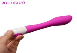 2017 New Big Head Silicone Gspot Dildo Vibrator Body Massager 30 Speed Waterproof Oral Clit Bullet Vibrator Women Erotic Toys 0704190796