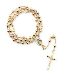 Pendant Necklaces Jesus Rosary Necklace Vintage Catholic Portrait Pictures Jewelry 2022 Trend Zinc Alloy Supplies9389705