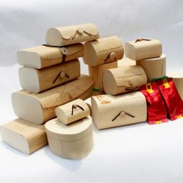 New Wooden Storage Boxes Curved Gift Box Cute Jewellery Ring Organiser Creative Craft Gift Boxes Wood Tea Storage Case