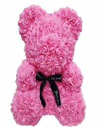 Whole Big Custom Teddy Rose Bear with Box Luxurious 3D Bear of Roses Flower Christmas Gift Valentines Day Gift 491 R27451207