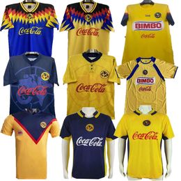 Liga MX retro Club America Soccer Jerseys 2004 2005 2006 K.ALVAREZ J.QUINONES D.VALDES G.OCHOA GIOVANI FIDALGO M.LAYUN A.ZENDEJAS 95 96 04 05 06 football shirt