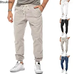Men's Pants 2024 Casual And Sport Classic Drawstring Cargo Fashion Loose Breathable Yoga Beach Trousers Men Sweatpants
