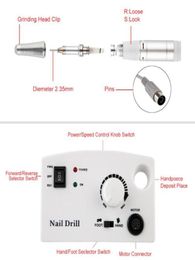 Electric Nail Drill Machine 35000 RPM Manicure Machine With Manicure Cutters Pedicure Nail Drill Apparatus Tools 402 Sets1574314