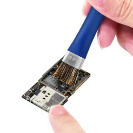 BST-71 Anti-static Double-head Bristle Brush for Phone Motherboard IC PCB BGA Pad Cleaning Dust Removal Cleaning Brush