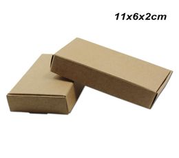 11x6x2cm 30 PCS Brown Kraft Paper Party Gifts Wrapping Box for Candy Baking Handmade Soap Storage Boxes Kraft Paper Box for Jewelr7667678