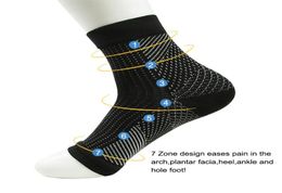 Comfort Foot Anti Fatigue Compression socks Sleeve Elastic Men039s Sock Women Relieve Swell Ankle sokken8030743