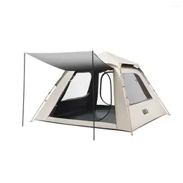 Tents And Shelters Automatic Durable Waterproof Family Canvas Tent No Construction Speed Drive Thickened Sun Protection For Campsite