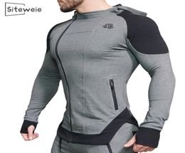 Men039s Sports Suit Cotton Hoodies Men Sweatshirts Gym Training Joggers Clothes Sweatpants L390 9726096