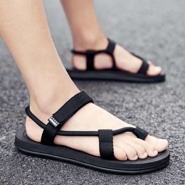 Outdoor Sandals Men Sandalsroman Fashion Summer Beach Comfortable Shoes Flip Flops Slip on Flats Opened Toe Sports Slippers 230509 5 a3f roman pers
