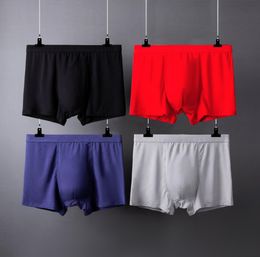 PLUS SIZE 100 Cotton Shorts Underpants Men039S Boxers Men Short Breathable Underwear Pure Colour Large Boyfriend GIfts5297587