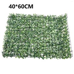 Decorative Flowers 1pc 40x60cm Artificial Plants Grass Wall Simulated Lawn Backdrop Wedding Hedge Panels Fence Greenery Decor