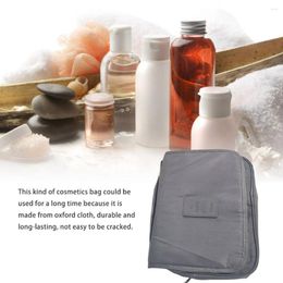 Storage Bags Cosmetics Bag Travel Hanging Makeup Portable Foldable Toiletry Organiser Pouch Orange