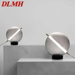 Table Lamps DLMH Contemporary GlassTable Lamp Nordic Fashionable Living Room Bedroom Creative LED Decoration Desk Light