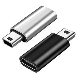 1~10PCS Mini 5 Pin USB Adapter B Male to USB Type C Female Data Data Transfer Connector for MP3 Digital Camera GPS
