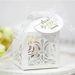 Gift Wrap 50 Pcs Wedding Candy Box Boxes Bags For Guest Holy Communion Decorations Sugar Baby Shower Birthday Party Supplies