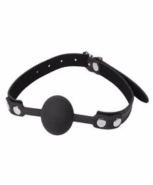 Silicone Sexy Ball Gag Slave Harness Bondage BDSM Fetish Mouth Restraints Toy Y181024055826832