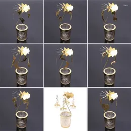 Candle Holders Xmas Rotating Spinning Carousel Tea Light Holder Center Home Decor Gifts Drop Ship