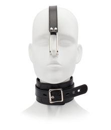 PU Leather Sex Slave Collar with Nose Hook Fetish Bondage Restraints Sex Products Adult Games Erotic Toys Sex Toys for Couples 01240754
