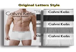 Original Letter Style 5Colors Classic Fashion Men Trend Underpants Man Luxury Designer Brands Highquality Casual Sports Cotton Bo2090528