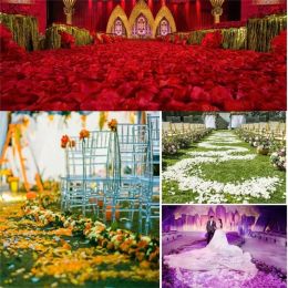 2000Pcs/bag Artificial Rose Petals Pink for Weddings Colourful Rose Red Petals of Roses For Marriage Birthday Wedding Decoration