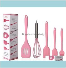 Cake Tools Bakeware Kitchen Dining Bar Home Garden cookware Kitchenware NonStick Cookware Sile Cooking Tool Sets Egg Beater Spatu9226884