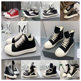 Tasarımcı Markalı Ayakkabılar Deri Tuval Süet Deri Botlar Erkek ve Kadınlar Günlük Yüksek Üstü Geniş Dantel Botlar Siyah ve Beyaz Kauçuk Kalın Çözilmiş Ayakkabılar