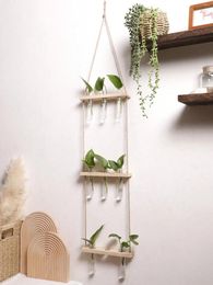 Decorative Plates Floating Wall Shelf 1/2/3-tier Aesthetic Large Art Hanging Plant Container Unique Gardening For Women Mom Lover Gift