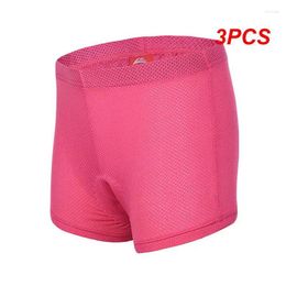 Motorcycle Apparel 3PCS Plus Size Comfortable Shorts Women Summer Breathable Mountain Bike 3d Padded Cycling Underwear