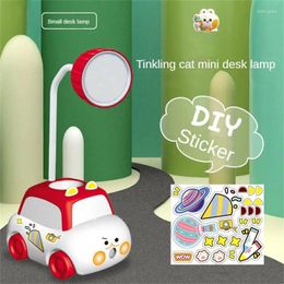 Table Lamps Foldable Lamp Lighting Mobile Phone Holder Pen Mini Desk Child Student Multi-purpose Led