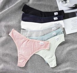 Women039s Panties 3 Pcs Lots Plus Size S4XL Underwear Women Lingerie Panties Sexy G String Thongs for Lady Cotten Panties Girl3604189