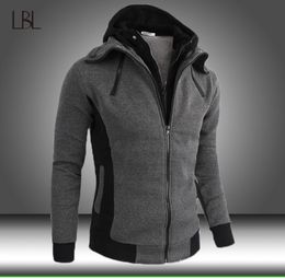 Zipper Warm Fleece Hoodies Men Autumn Winter Casual Patchwork Hoody Sweatshirts Mens Hip Hop Streetwear Male Pullover Hood Coats 22327135