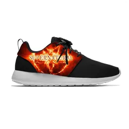 Casual Shoes Movie TV Supernatural Winchester Brothers Fashion Sport Running Breathable Lightweight 3D Print Men Women Sneakers