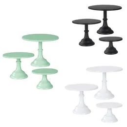 Baking Tools 3Pcs Cake Stand Tall Stands For Dessert Table Perfect Display Wedding Graduation Party