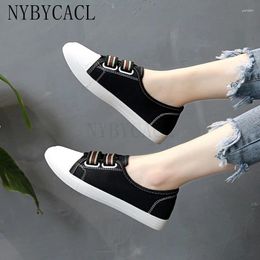 Casual Shoes Women Sneakers Canvas Woman Flats White Black Ladies Loafers Espadrilles Zapatos Mujer Fashion